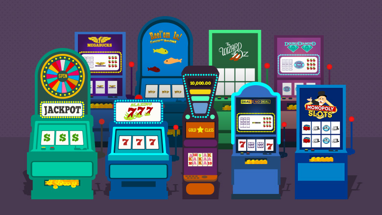 Nine types of casino slot machines games